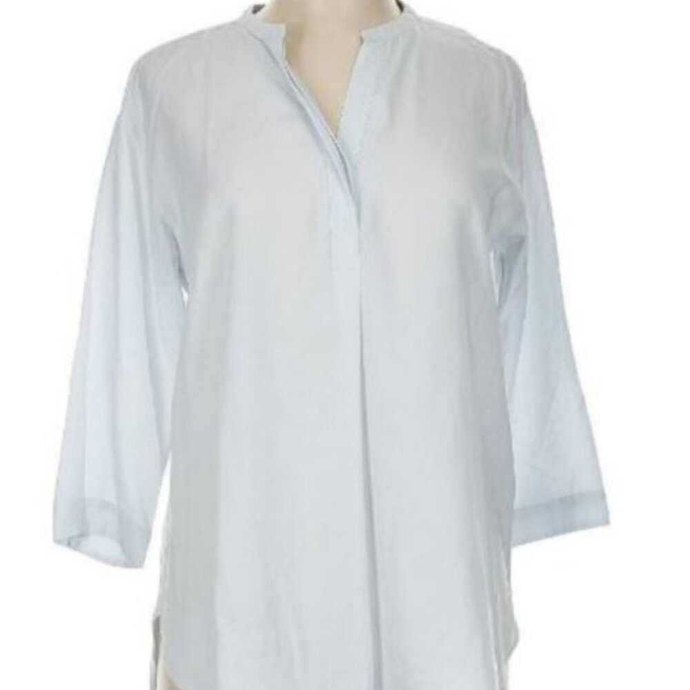 Uniqlo Collarless Blouse